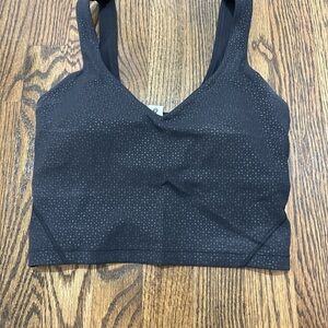 Lululemon Athletica Black Crop Top